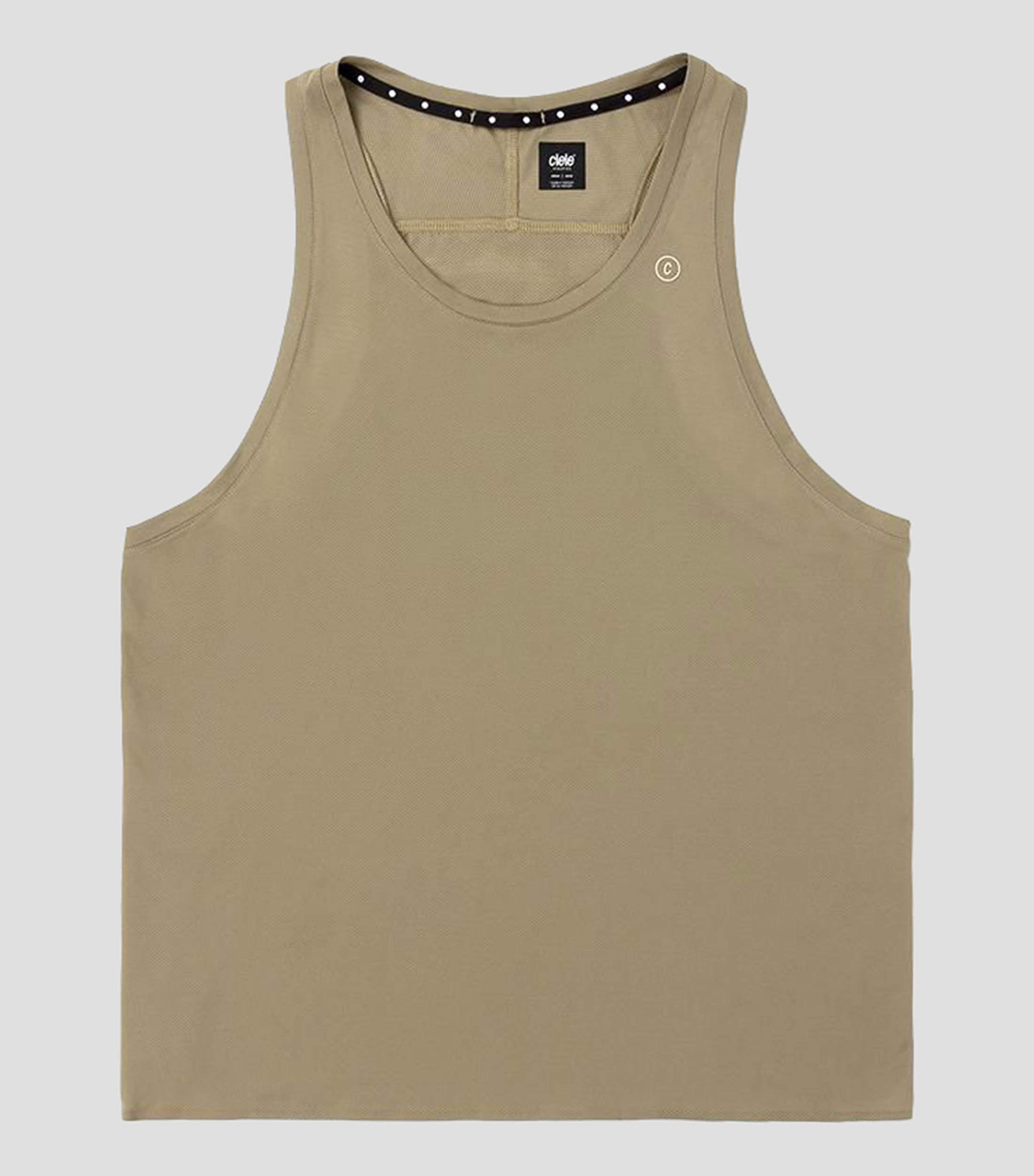 Playera Deportiva para correr cuello redondo sin mangas liso Hombre